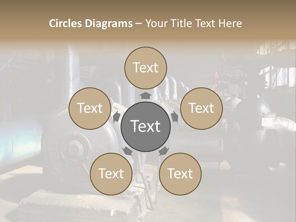 Inside Old Thermal Power Station PowerPoint Template