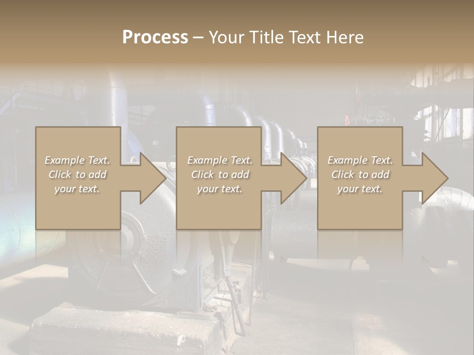 Inside Old Thermal Power Station PowerPoint Template