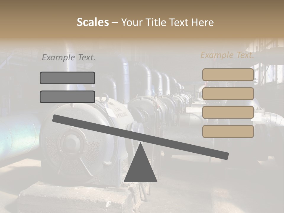 Inside Old Thermal Power Station PowerPoint Template