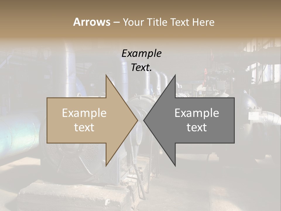 Inside Old Thermal Power Station PowerPoint Template