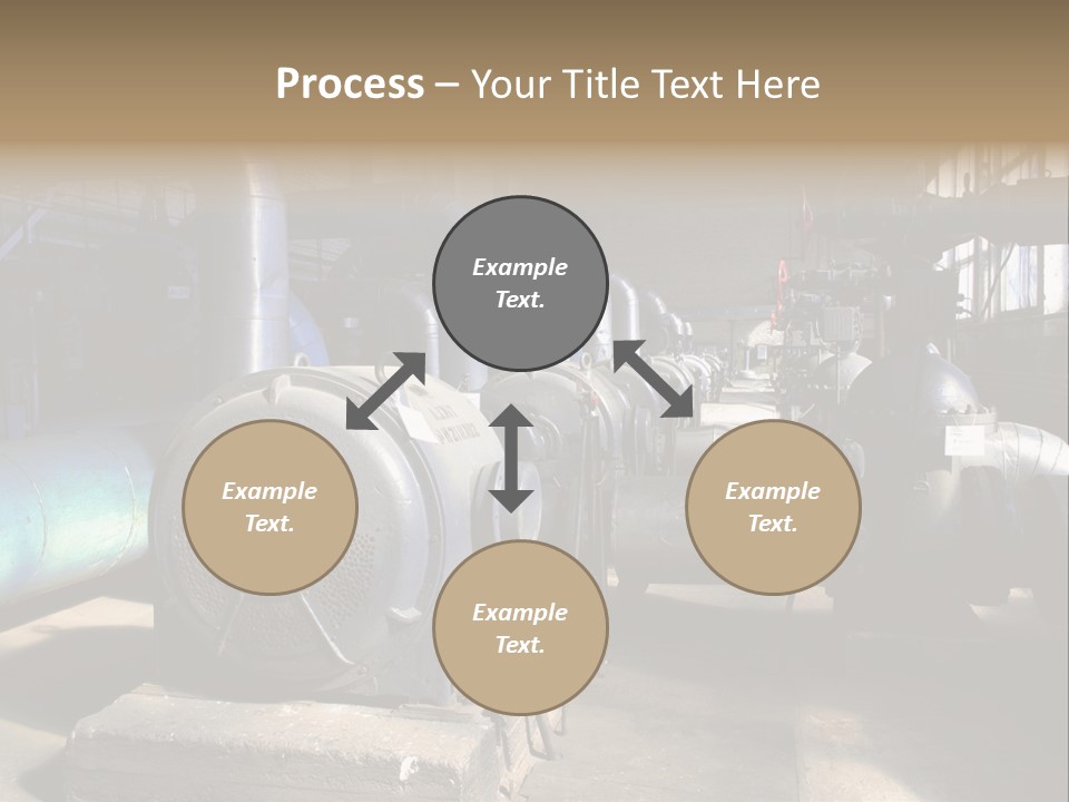 Inside Old Thermal Power Station PowerPoint Template
