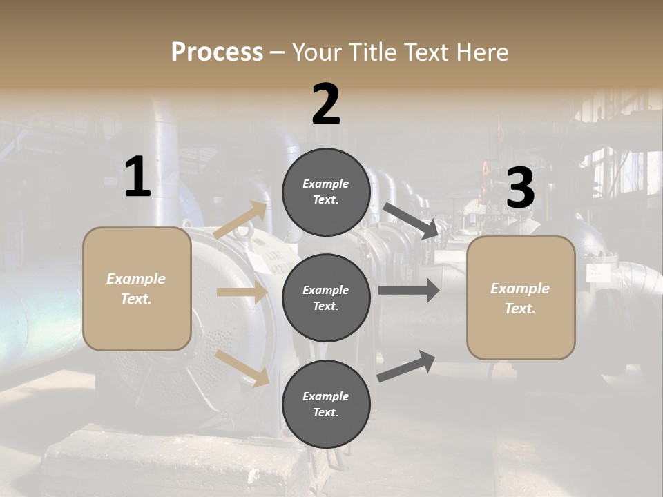 Inside Old Thermal Power Station PowerPoint Template