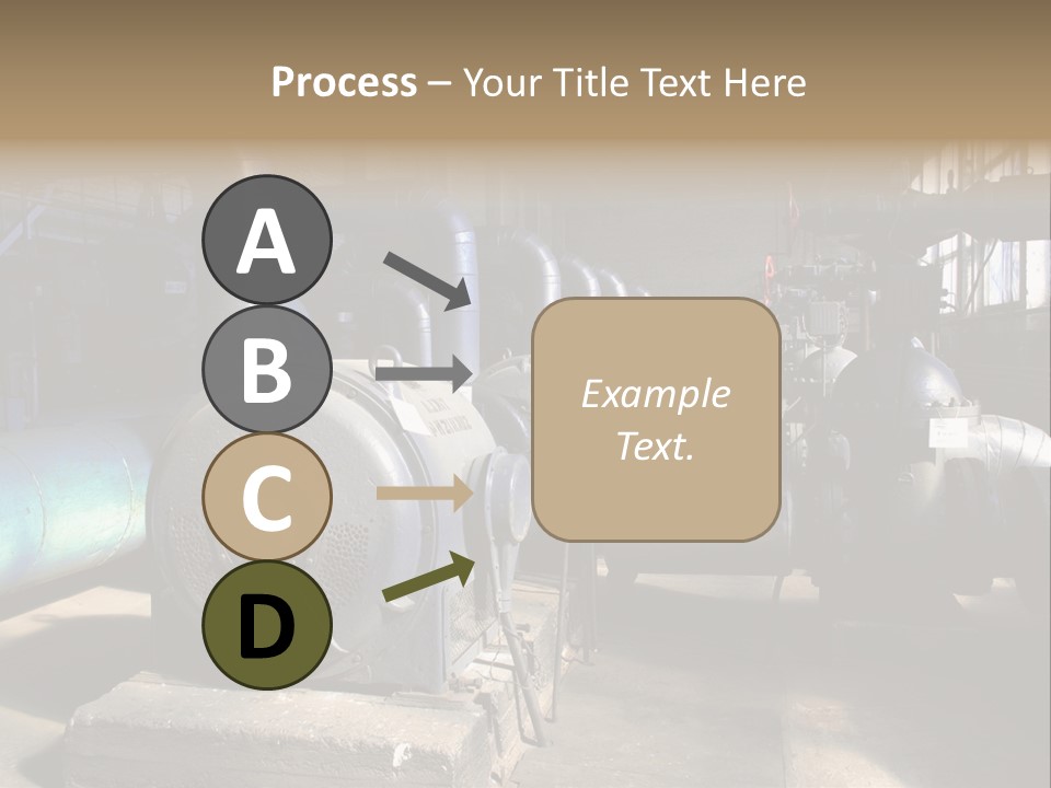 Inside Old Thermal Power Station PowerPoint Template