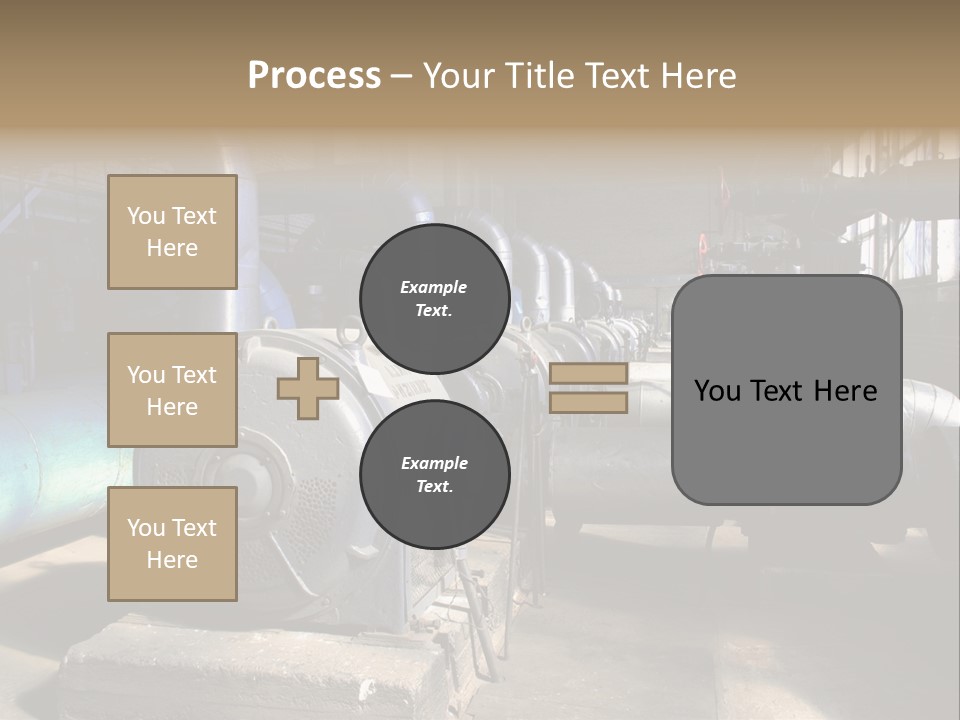 Inside Old Thermal Power Station PowerPoint Template