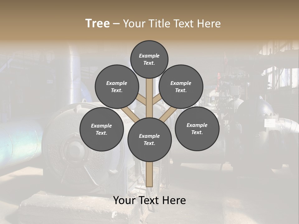 Inside Old Thermal Power Station PowerPoint Template