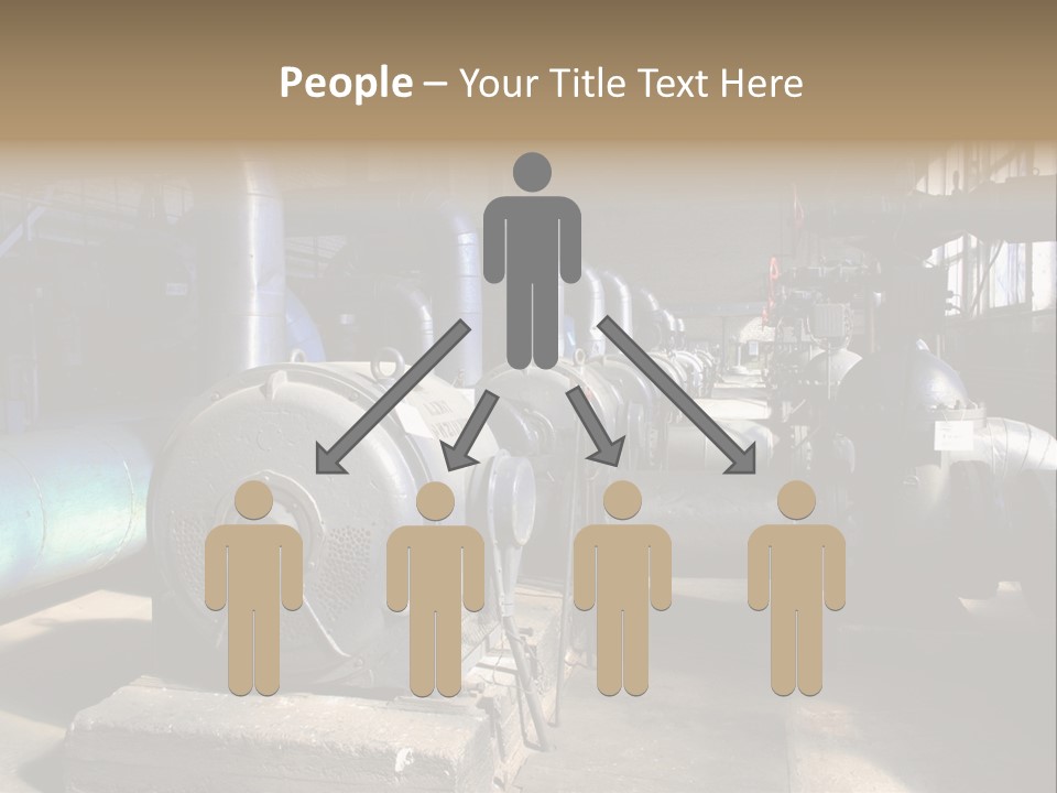 Inside Old Thermal Power Station PowerPoint Template