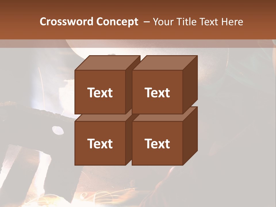 A Person Working On A Piece Of Metal With Sparks PowerPoint Template