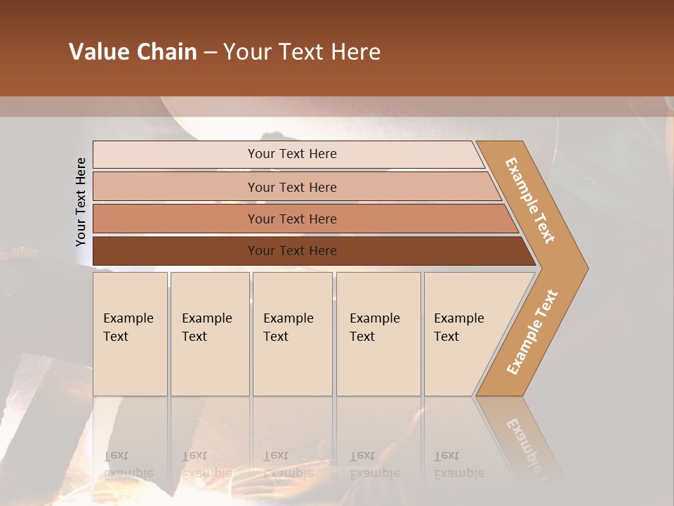 A Person Working On A Piece Of Metal With Sparks PowerPoint Template