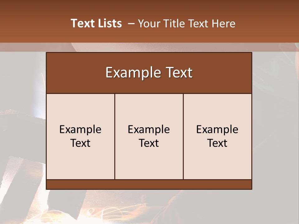 A Person Working On A Piece Of Metal With Sparks PowerPoint Template