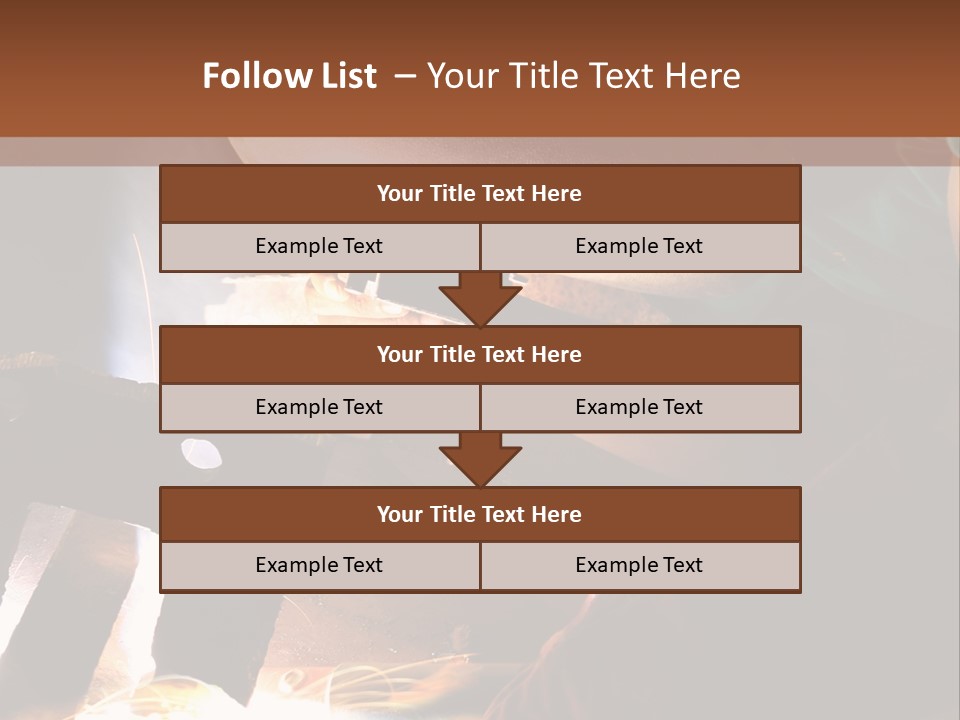 A Person Working On A Piece Of Metal With Sparks PowerPoint Template