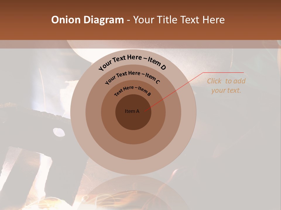 A Person Working On A Piece Of Metal With Sparks PowerPoint Template
