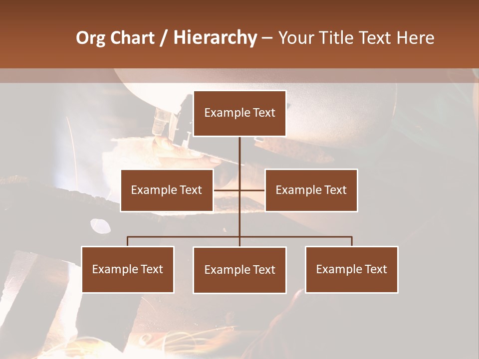 A Person Working On A Piece Of Metal With Sparks PowerPoint Template