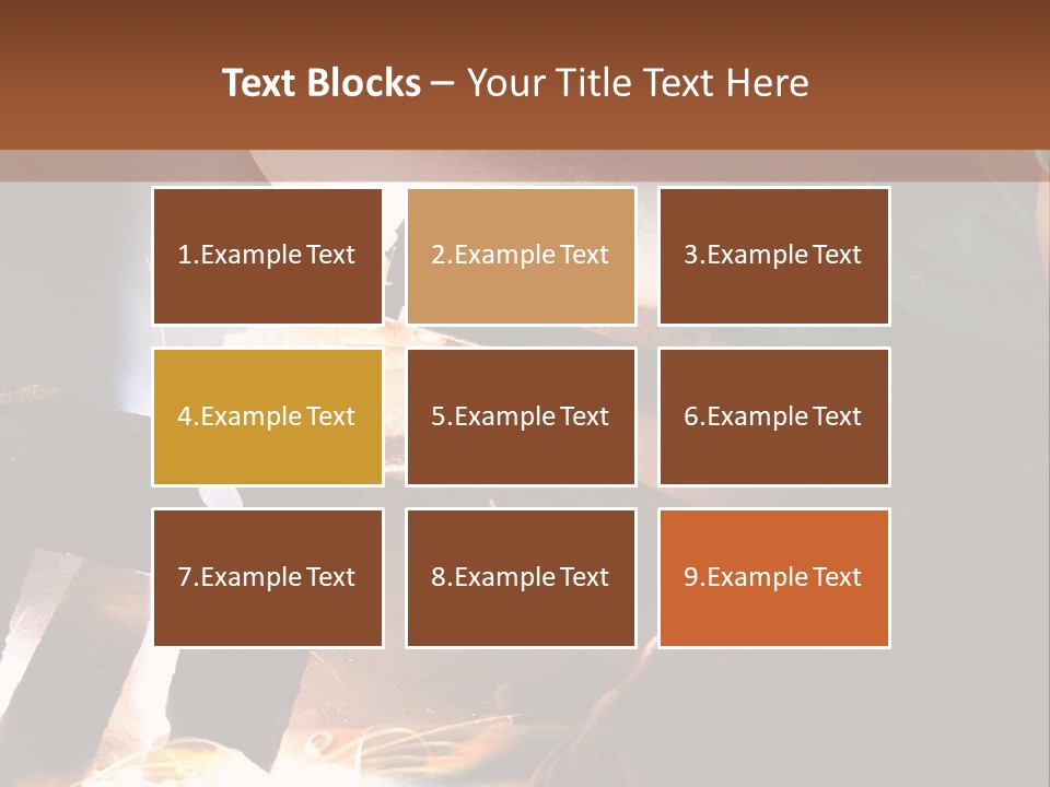 A Person Working On A Piece Of Metal With Sparks PowerPoint Template