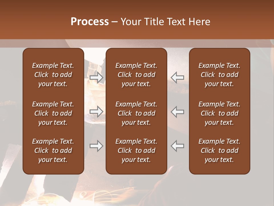 A Person Working On A Piece Of Metal With Sparks PowerPoint Template