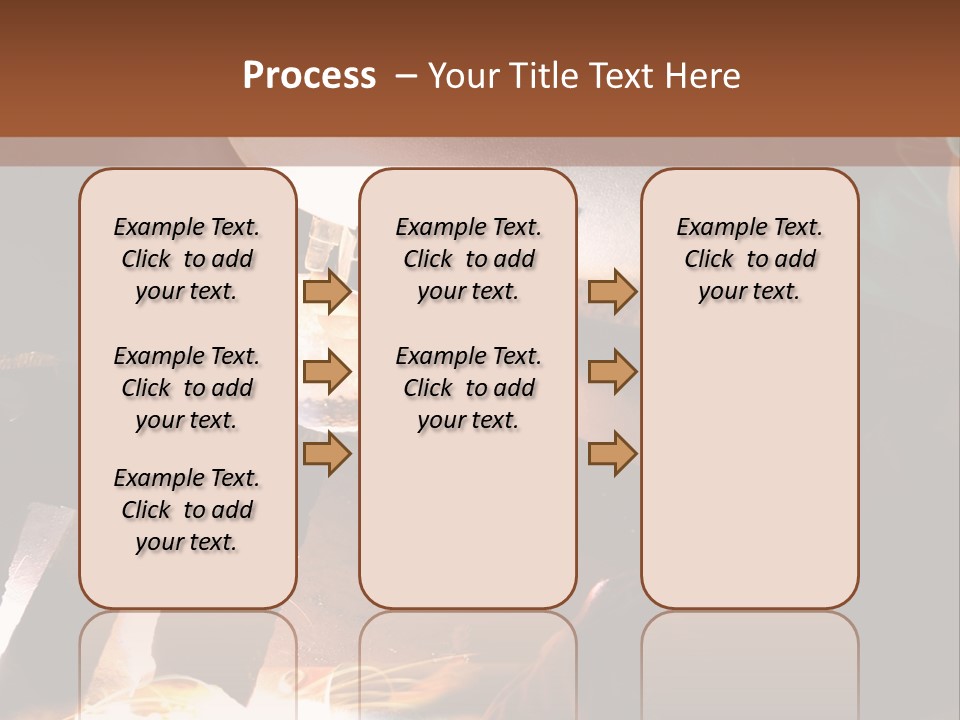 A Person Working On A Piece Of Metal With Sparks PowerPoint Template