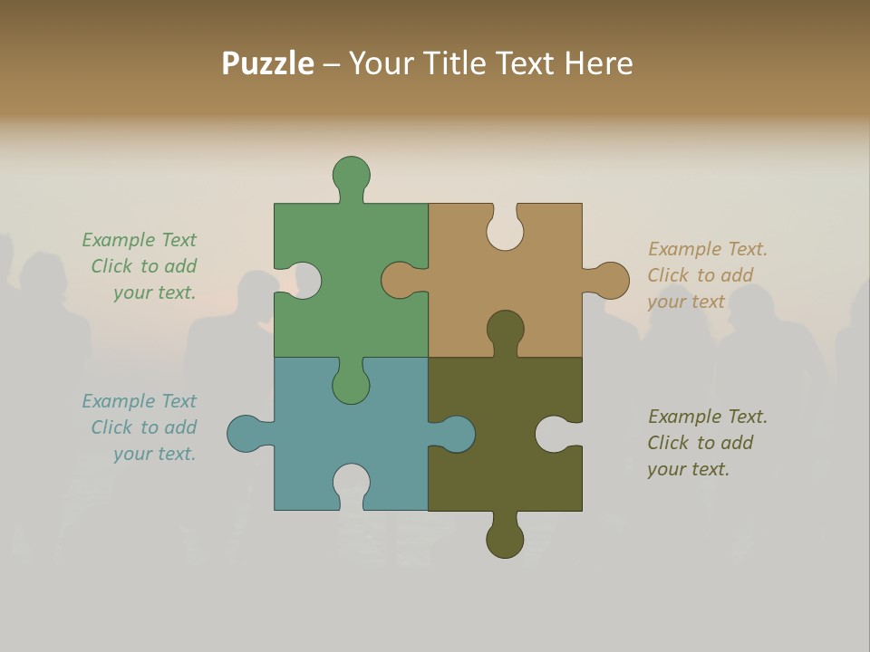 Sunset On The Sea PowerPoint Template