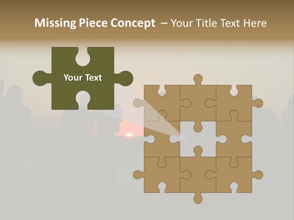 Sunset On The Sea PowerPoint Template