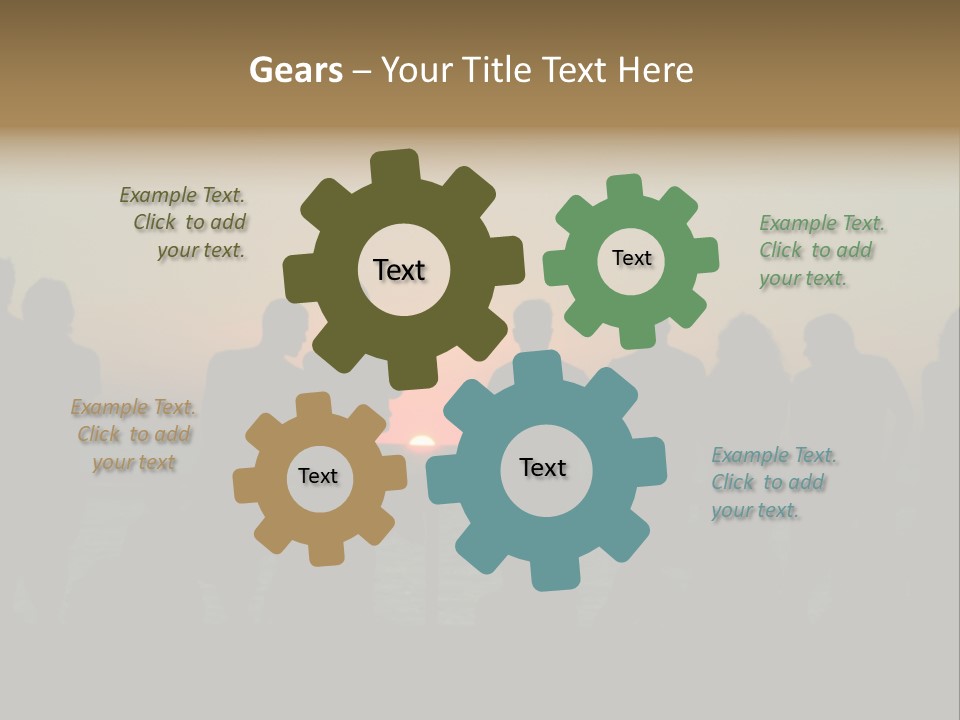 Sunset On The Sea PowerPoint Template