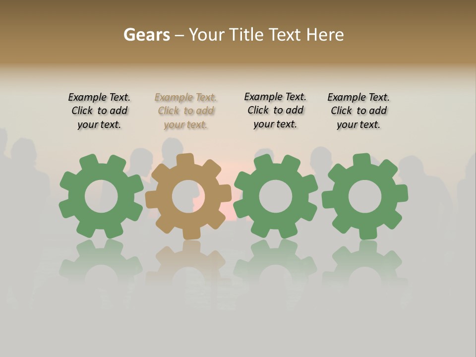 Sunset On The Sea PowerPoint Template