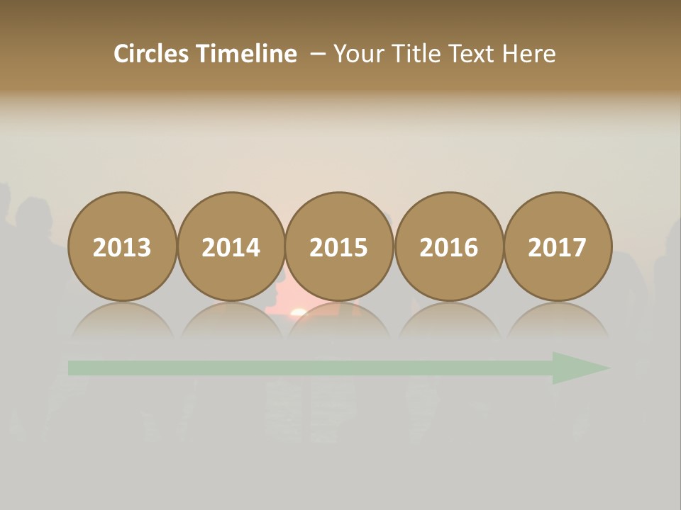 Sunset On The Sea PowerPoint Template