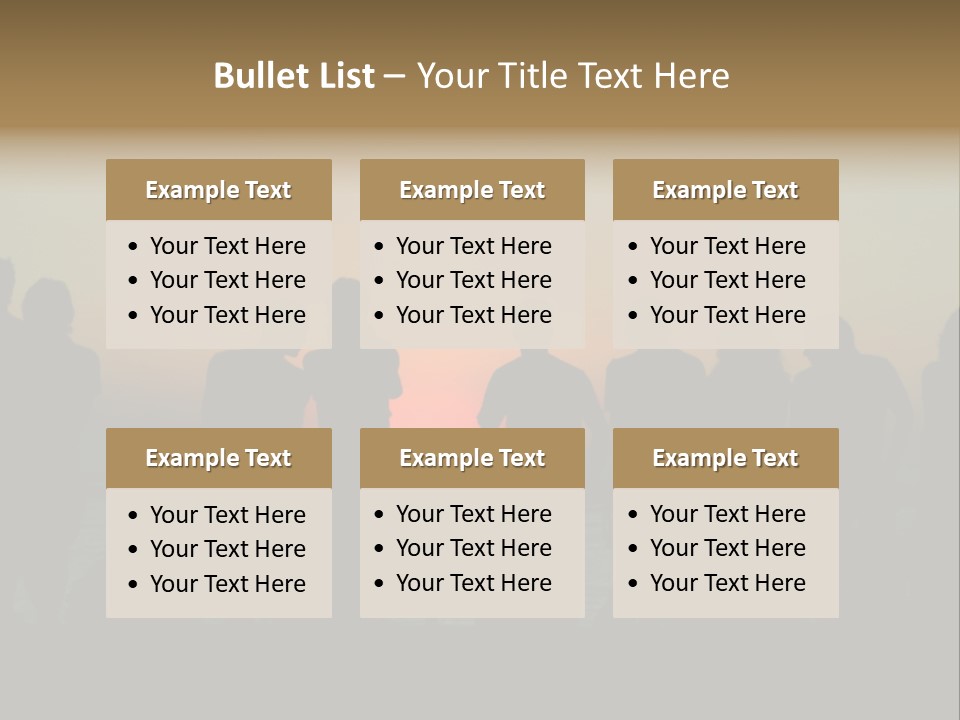 Sunset On The Sea PowerPoint Template