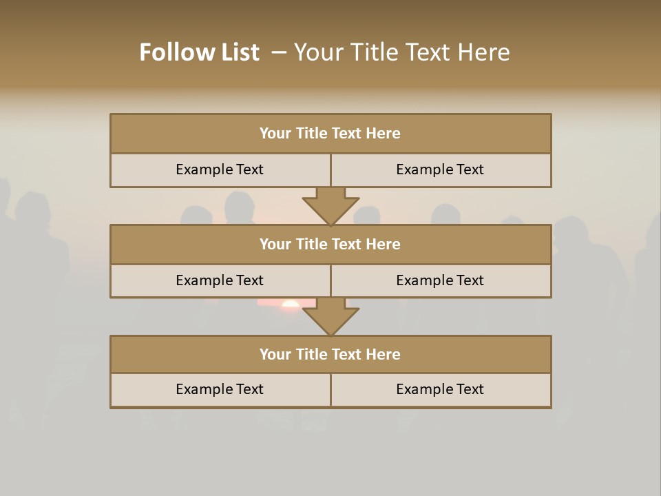 Sunset On The Sea PowerPoint Template