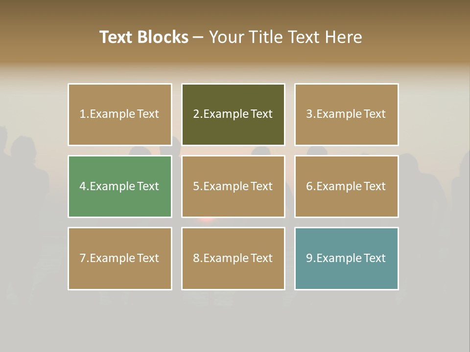 Sunset On The Sea PowerPoint Template