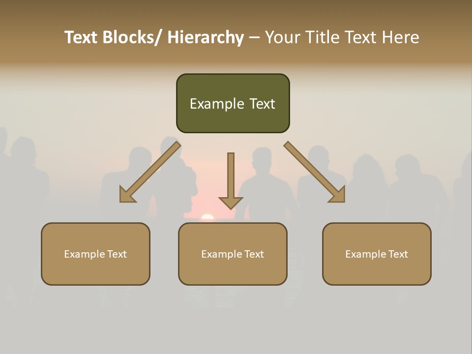Sunset On The Sea PowerPoint Template