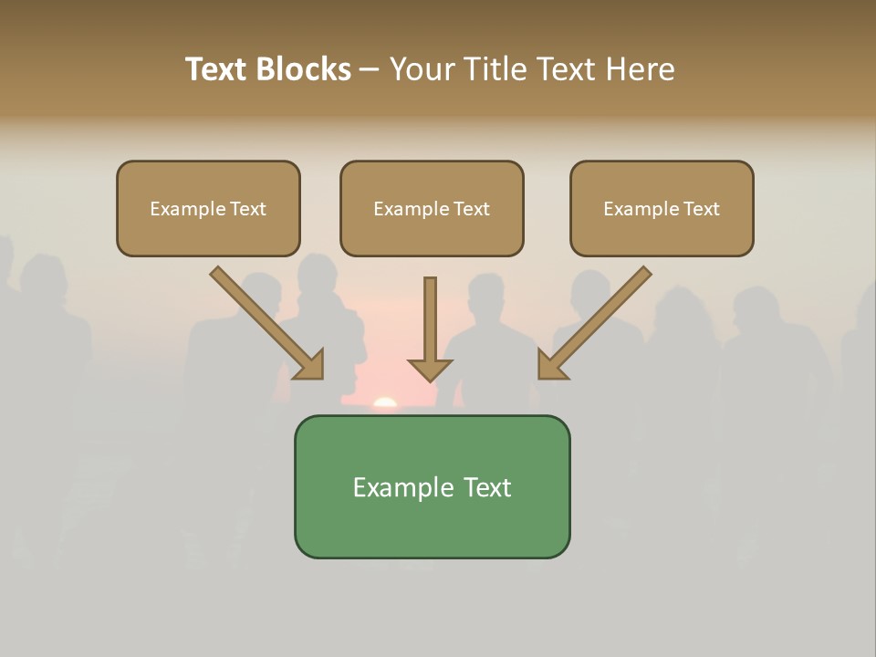 Sunset On The Sea PowerPoint Template