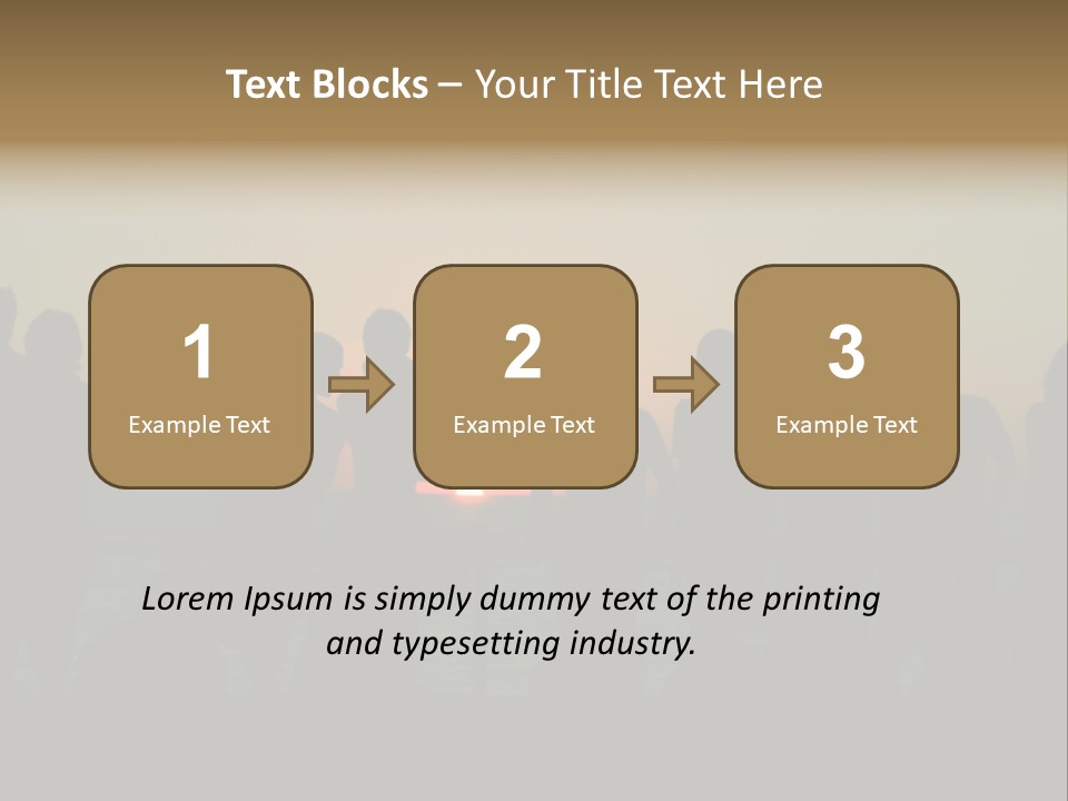 Sunset On The Sea PowerPoint Template
