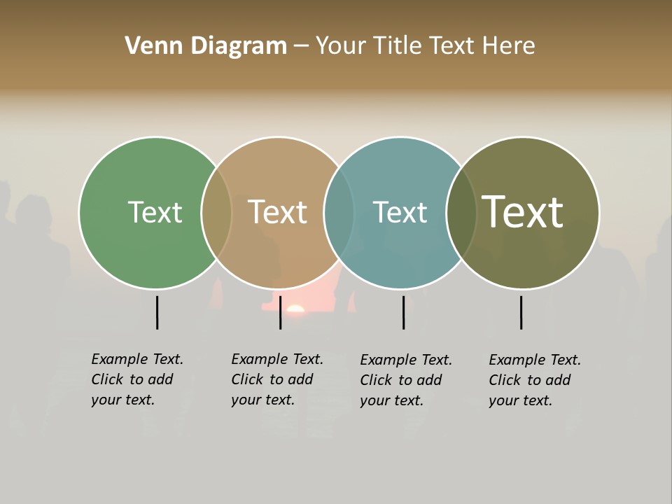 Sunset On The Sea PowerPoint Template