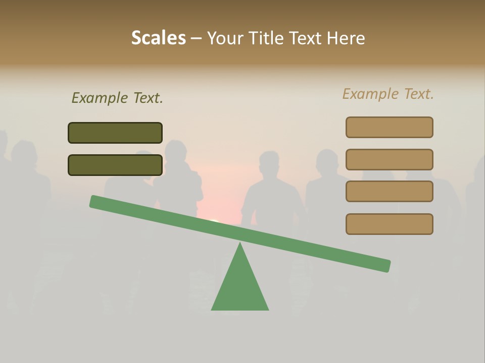 Sunset On The Sea PowerPoint Template