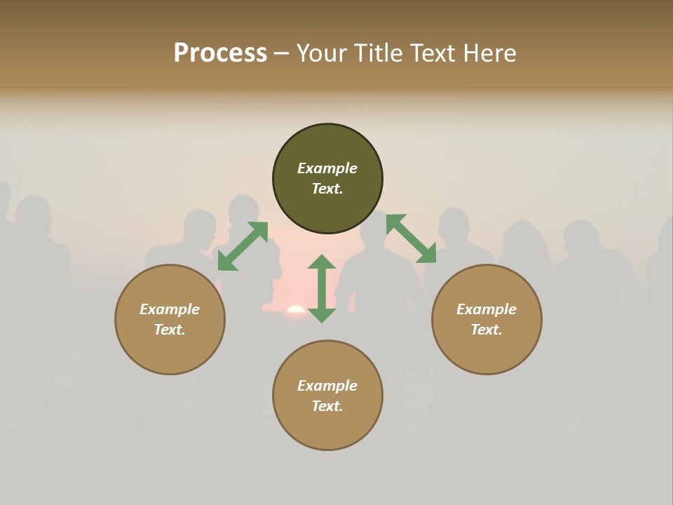 Sunset On The Sea PowerPoint Template