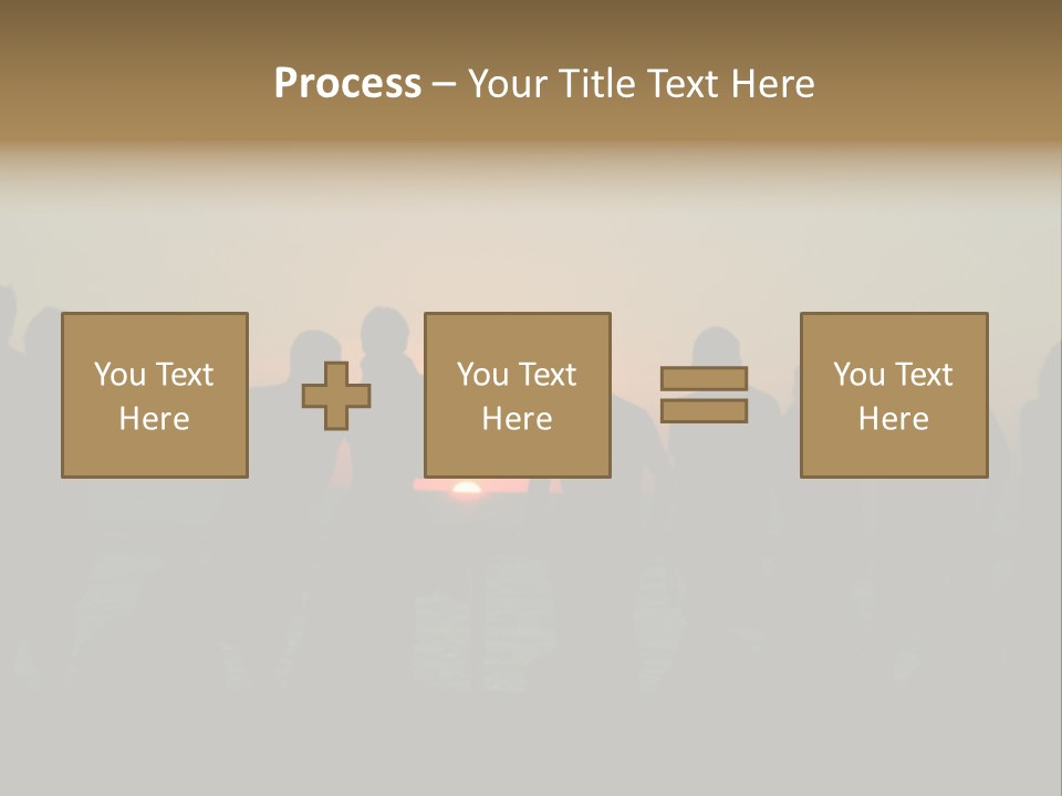 Sunset On The Sea PowerPoint Template