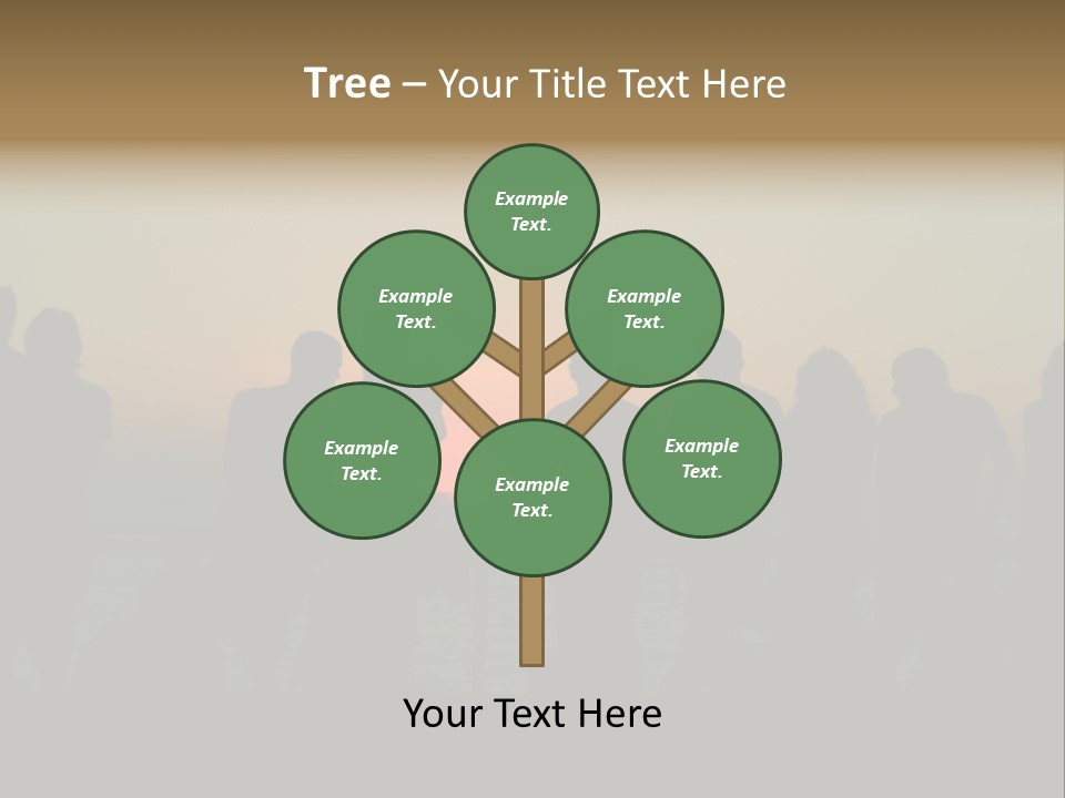 Sunset On The Sea PowerPoint Template