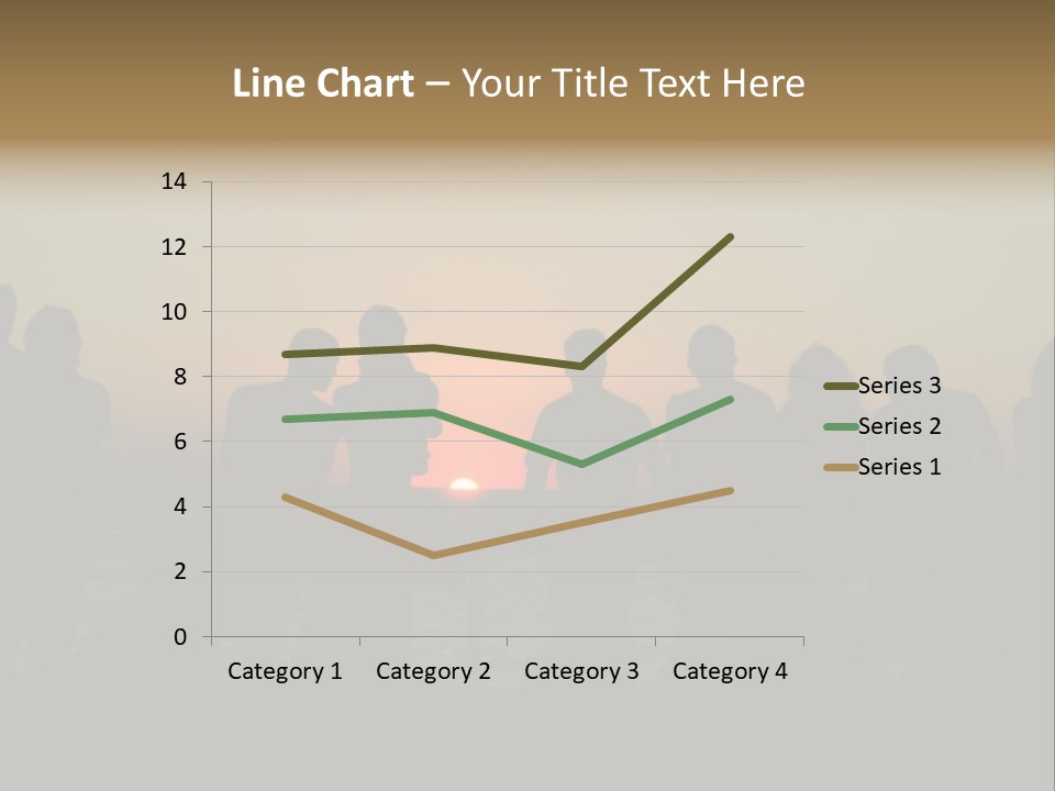 Sunset On The Sea PowerPoint Template