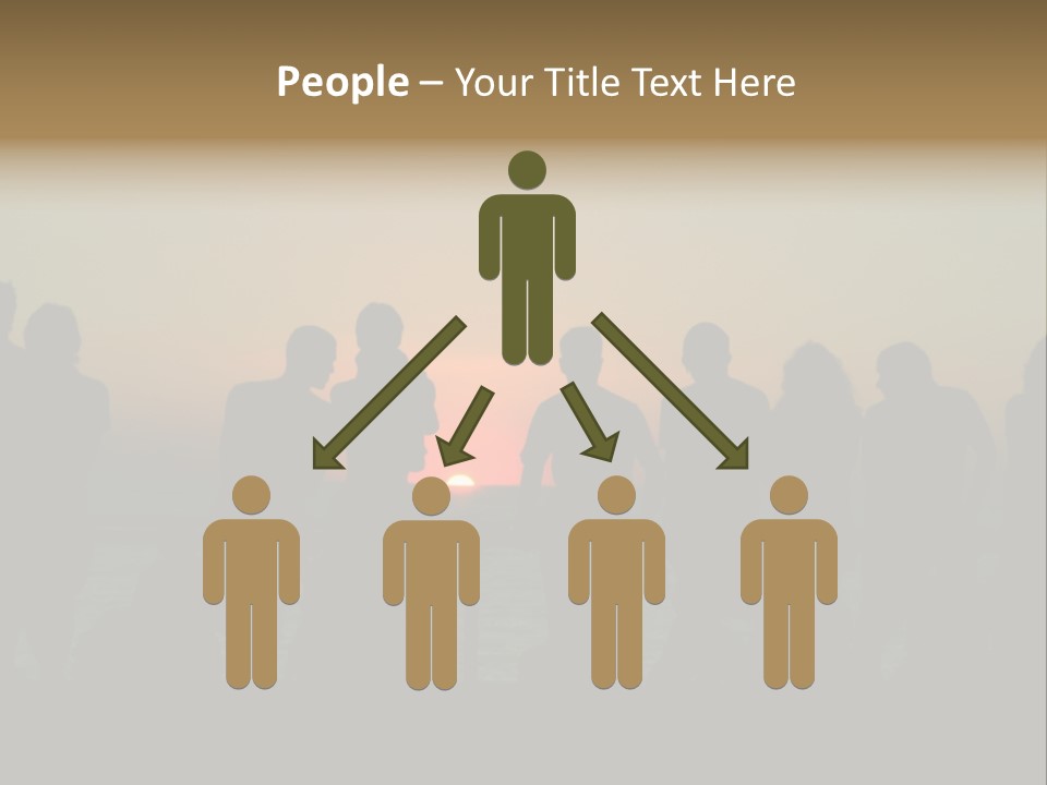 Sunset On The Sea PowerPoint Template