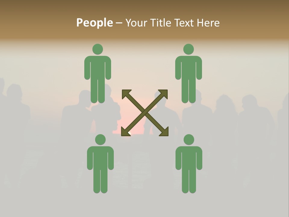 Sunset On The Sea PowerPoint Template