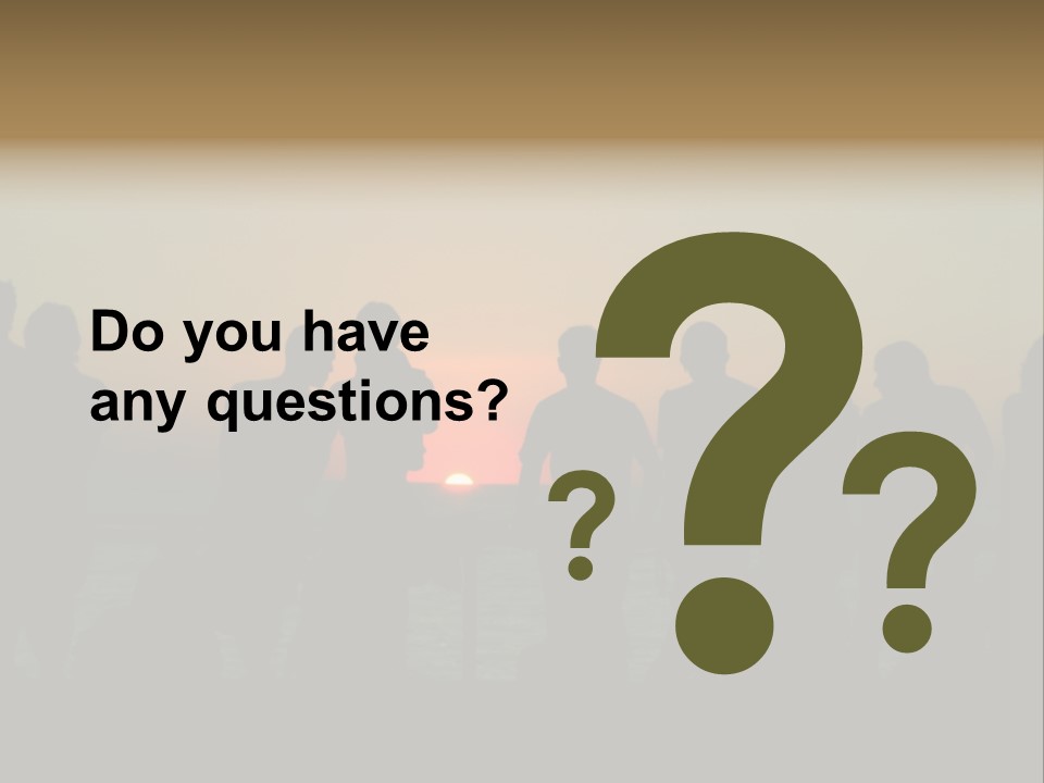 Sunset On The Sea PowerPoint Template