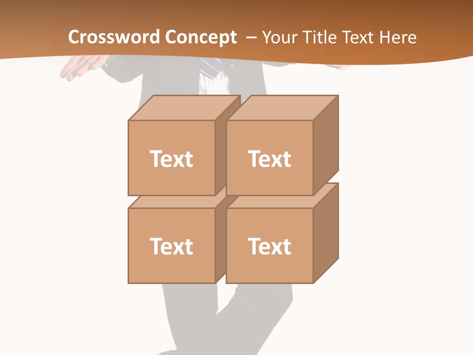 Young Businessman Shrugging Both Shoulders, In Gesture Of Doubtfulness And Confusion, Isolated On White. PowerPoint Template