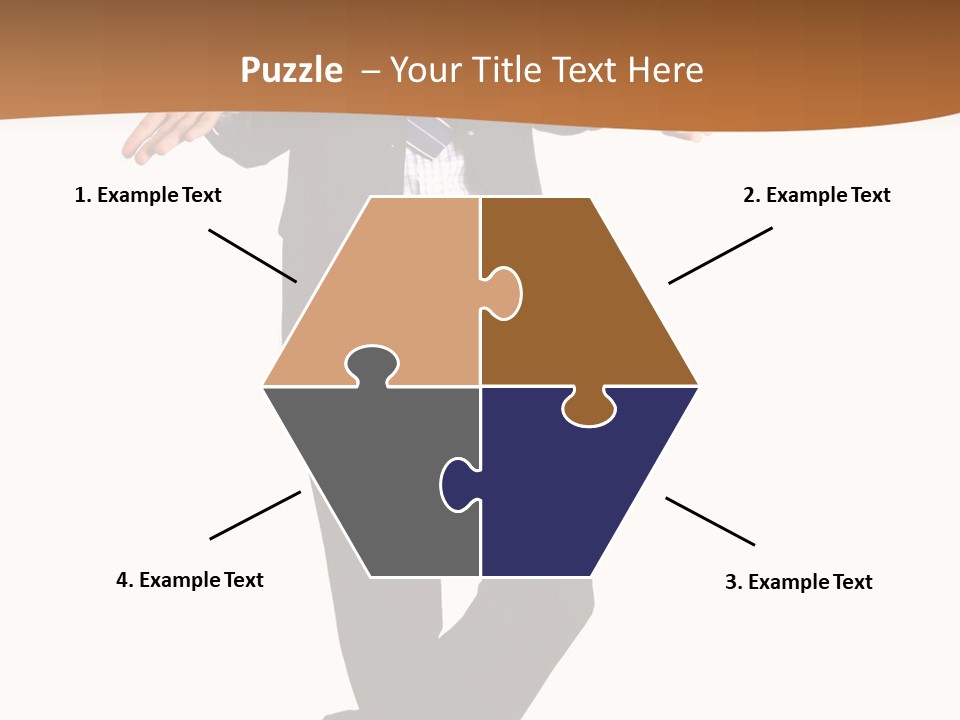 Young Businessman Shrugging Both Shoulders, In Gesture Of Doubtfulness And Confusion, Isolated On White. PowerPoint Template