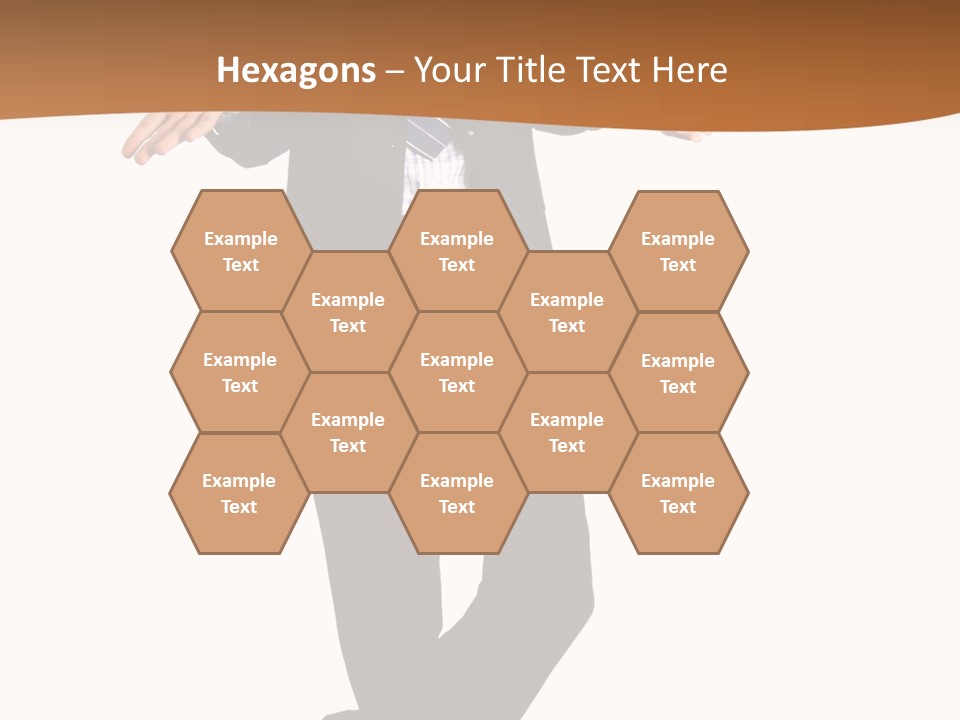 Young Businessman Shrugging Both Shoulders, In Gesture Of Doubtfulness And Confusion, Isolated On White. PowerPoint Template