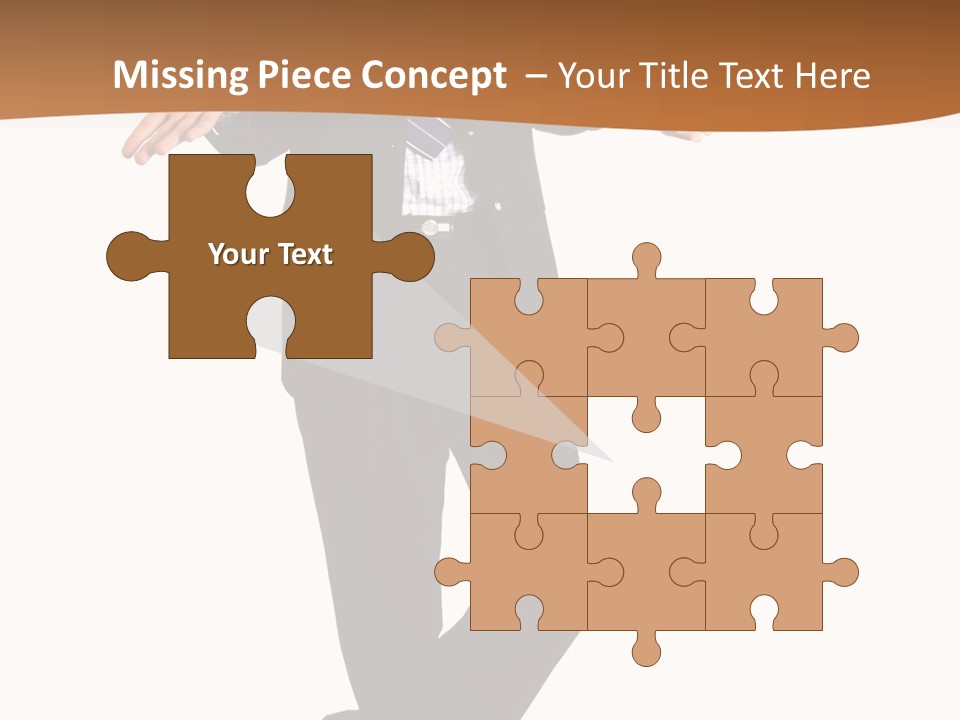 Young Businessman Shrugging Both Shoulders, In Gesture Of Doubtfulness And Confusion, Isolated On White. PowerPoint Template