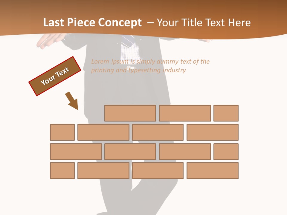 Young Businessman Shrugging Both Shoulders, In Gesture Of Doubtfulness And Confusion, Isolated On White. PowerPoint Template