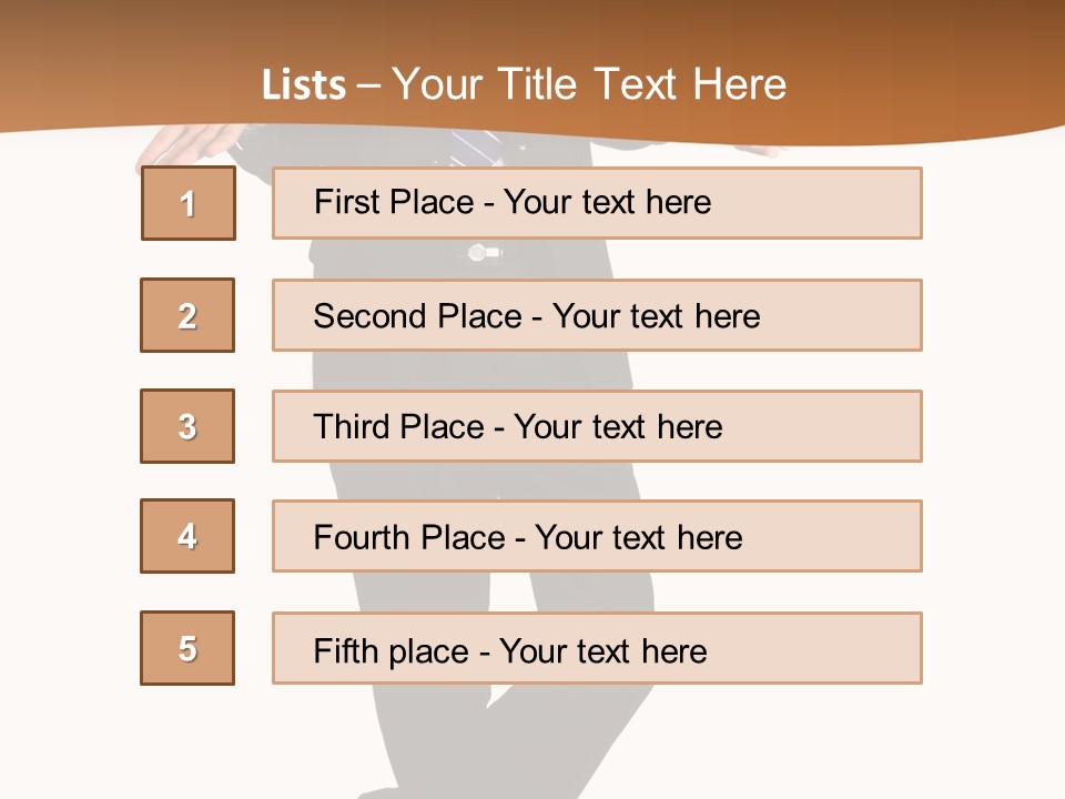 Young Businessman Shrugging Both Shoulders, In Gesture Of Doubtfulness And Confusion, Isolated On White. PowerPoint Template