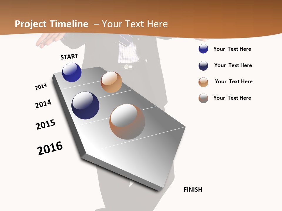 Young Businessman Shrugging Both Shoulders, In Gesture Of Doubtfulness And Confusion, Isolated On White. PowerPoint Template