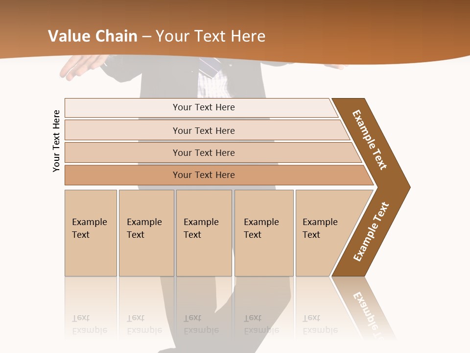 Young Businessman Shrugging Both Shoulders, In Gesture Of Doubtfulness And Confusion, Isolated On White. PowerPoint Template