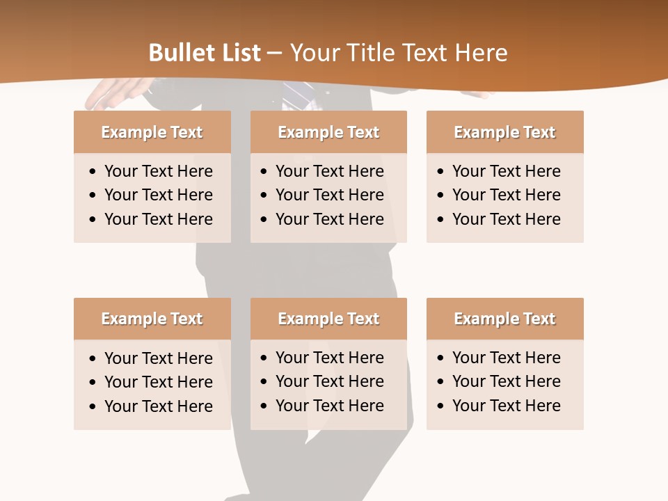 Young Businessman Shrugging Both Shoulders, In Gesture Of Doubtfulness And Confusion, Isolated On White. PowerPoint Template