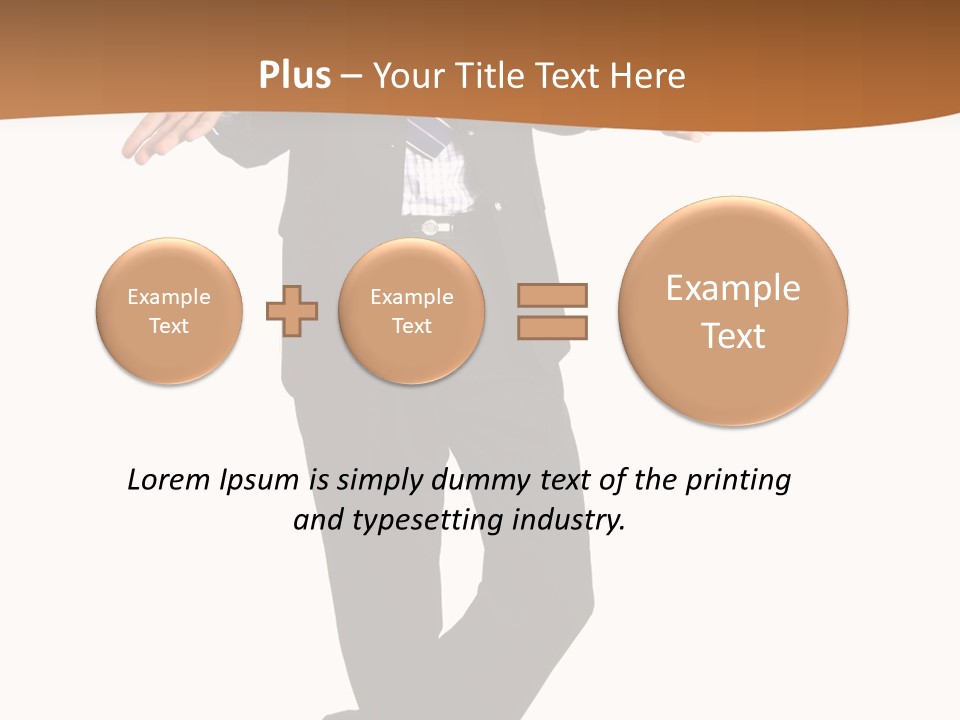 Young Businessman Shrugging Both Shoulders, In Gesture Of Doubtfulness And Confusion, Isolated On White. PowerPoint Template