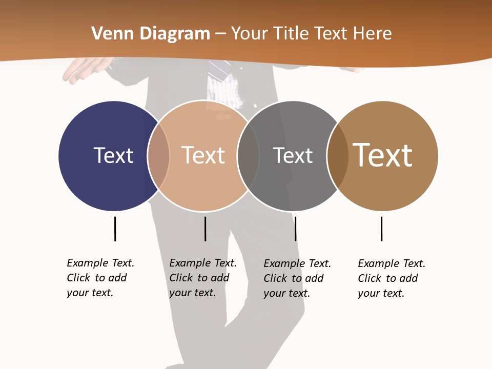 Young Businessman Shrugging Both Shoulders, In Gesture Of Doubtfulness And Confusion, Isolated On White. PowerPoint Template